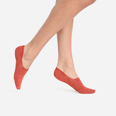Комплект из 2 пар женских носков до щиколотки Rust Lurex Cotton Style, , DIM