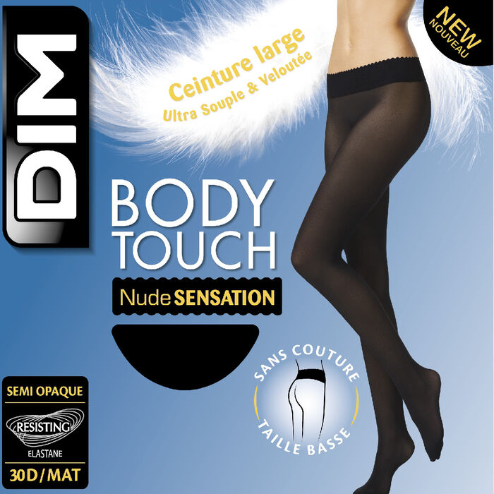 Panti semi opaco sensación nude Body Touch 30D, , DIM