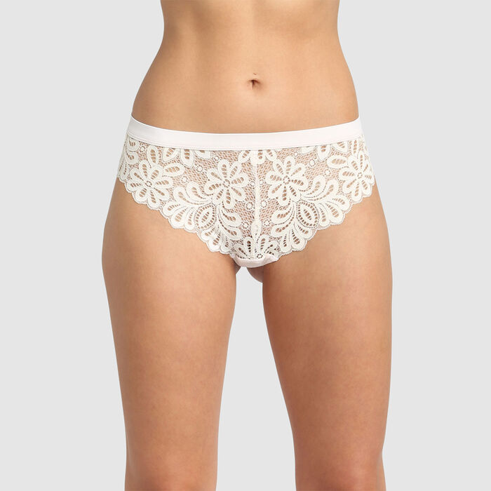 Lace white briefs Daily Glam, , DIM