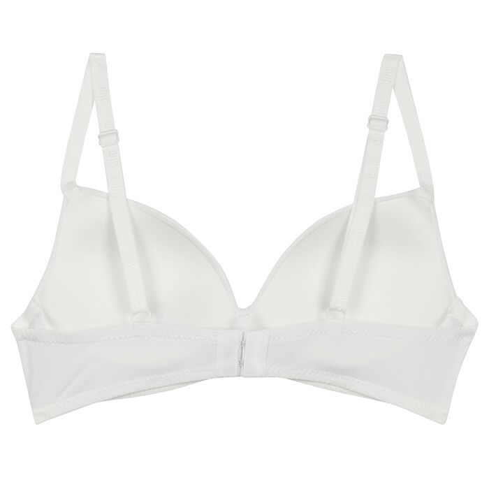 White triangle bra with cups for girls Dim Invisible, , DIM