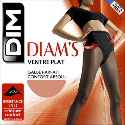 Sunkissed Diam’s Ventre Plat 25 tummy-flattening tights, , DIM