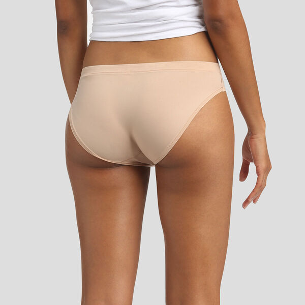 2 Pack Hipster Briefs in Nude Pink and Infinite Blue Body Touch Cotton
