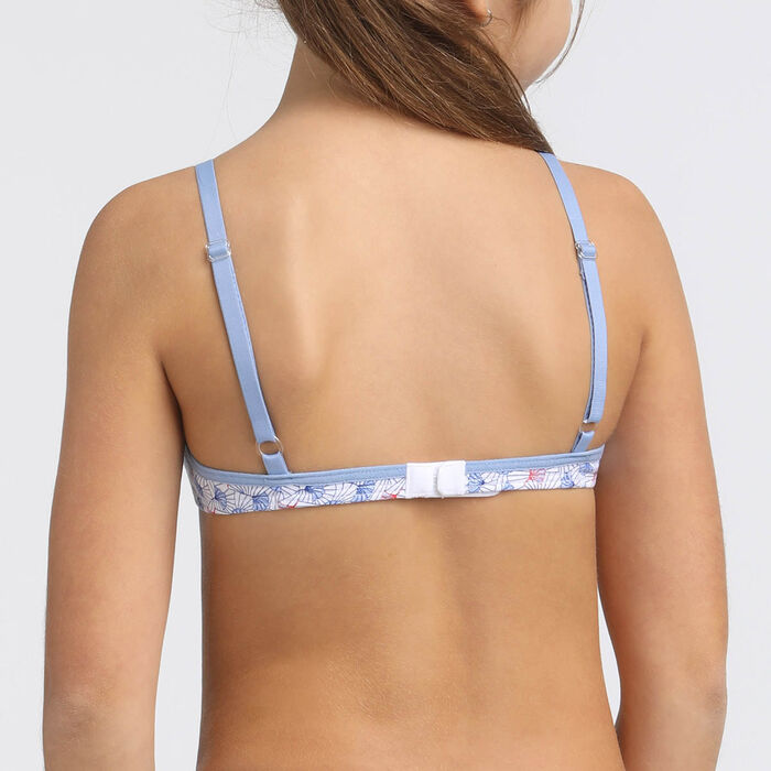 Non-wired bra with Japanese print DIM Girl, , DIM