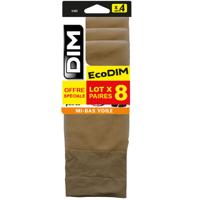EcoDIM 4 pack gazelle sheer knee-highs 15D, , DIM