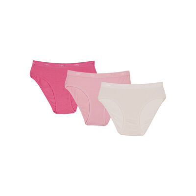 Pack of 3 pearl and pink knickers Les Pockets DIM Girl, , DIM