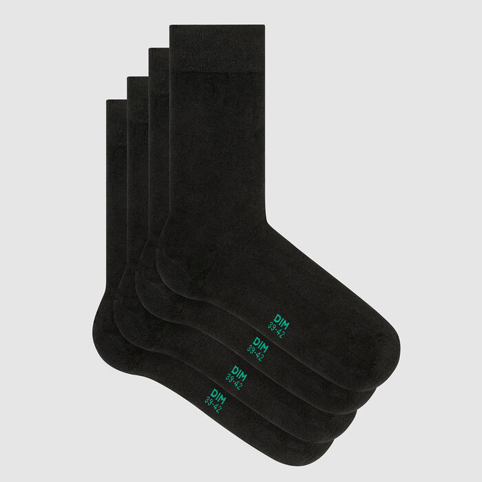 Pack of  2 pairs of socks for men lyocell Anthracite Green by Dim, , DIM