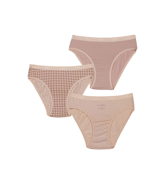 Dip® Womens Cotton Stretch Thong Underwear, 3 pc / XL - Fry's Food Stores