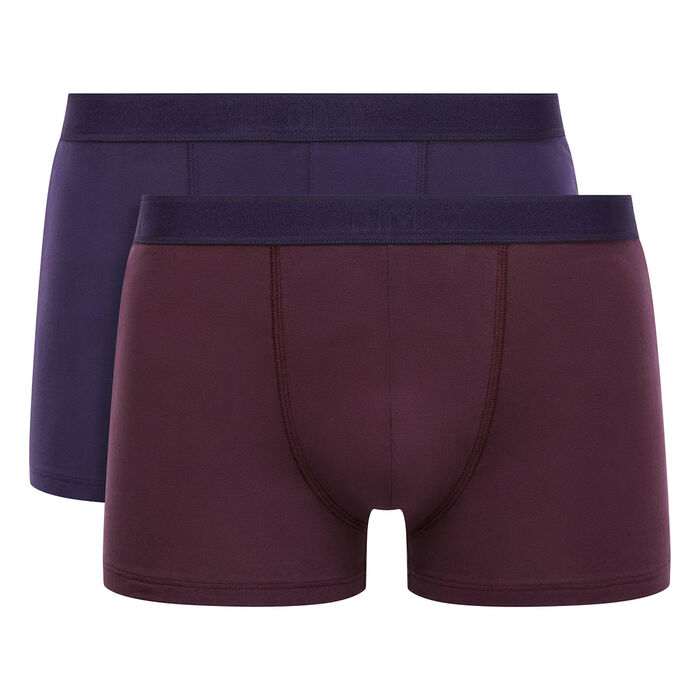 2 Pack Stretch Cotton trunks Purple Grape Velvety Violet Soft Power, , DIM
