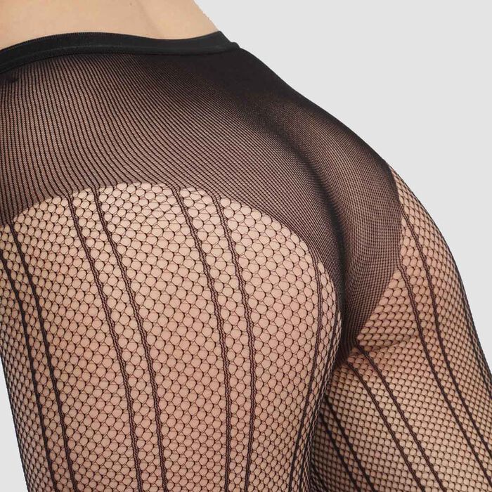 Panti de mujer transparente de Rayas Negro 20 Dim Style, , DIM