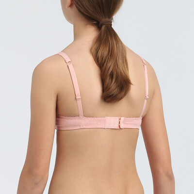 Dim Touch girls' blush pink microfibre padded bra
, , DIM