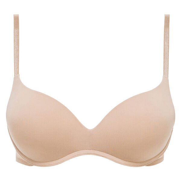 Barely beige Invisi Fit non-wired push-up bra