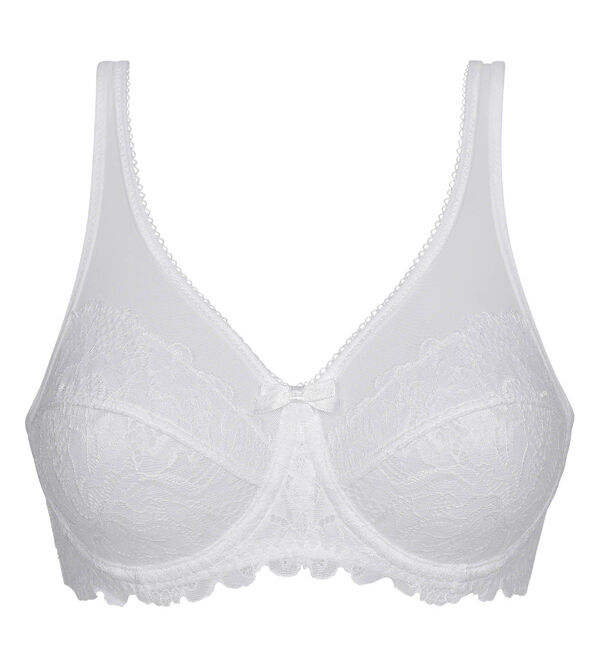 Buy White Recycled Lace Full Cup Comfort Bra - 38D, Bras