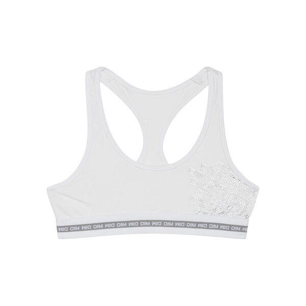 Dermawear Women's Sports Brassiere (Model: SB-1104, Color:White