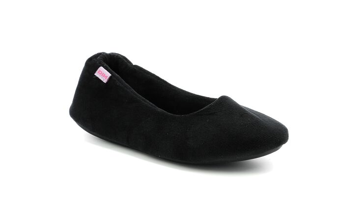 Pair of comfortable and casual black pumps , , DIM