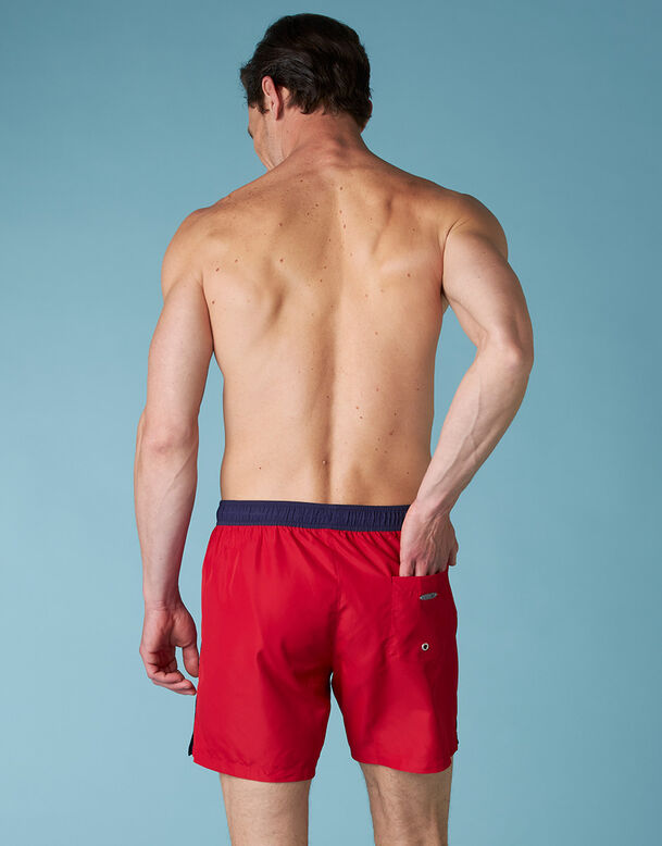 Red, quick-drying boxer shorts, , DIM