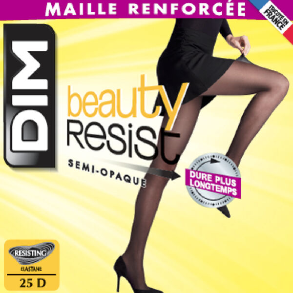 Beauty Resist 25 semi-opaque black tights