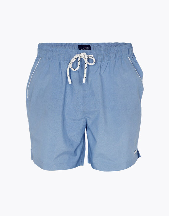 Indigo blue flame cloth boxer shorts, , DIM