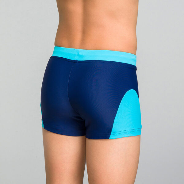 Blue swimming trunks for Boy - Bain Exotic