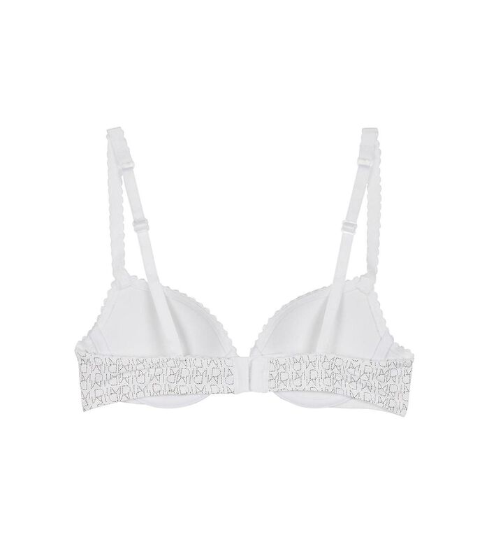 Justice Girls Lace Padded Halter Bralette Bra WHITE teen girls New with  Tags 32 