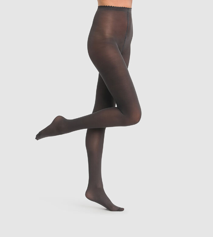 Body Touch Opaque 40 tights in grey, , DIM