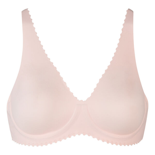 Pink soft triangle bra Dim New Body Touch Libre de Dim