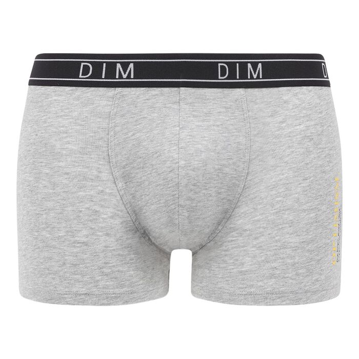 Dim Fancy Men's stretch cotton boxer shorts with optimistic message, , DIM