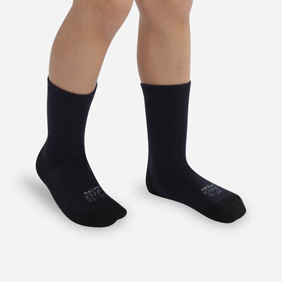 Pack of 2 pairs of children's socks Navy Ultra Resist, , DIM