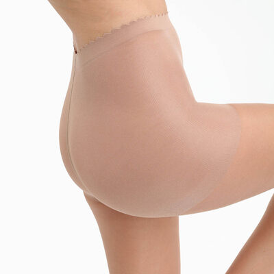 Nude-Effekt-Strumpfhose mit durchsichtigem Schleier- Jour 17D Dim Body Touch, , DIM