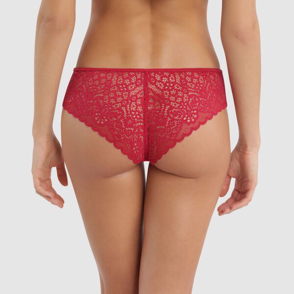 Imperial red lace shorty - Sublim Fashion