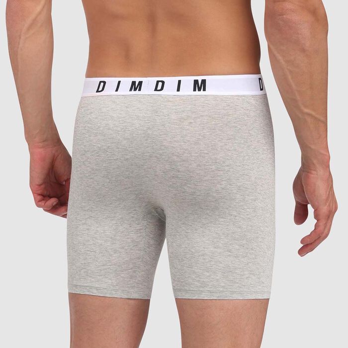 Dim Originals modal cotton long trunks in grey, , DIM