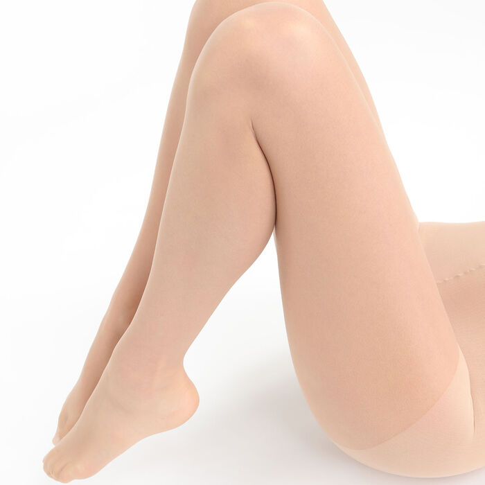 Dim Sublim Voile Nude Women's transparent nude 15D tights Ivory, , DIM