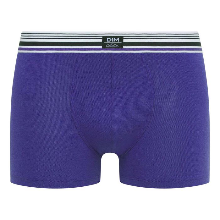 Men's boxers shorts in modal cotton with striped waistband Violet Dim Smart, , DIM