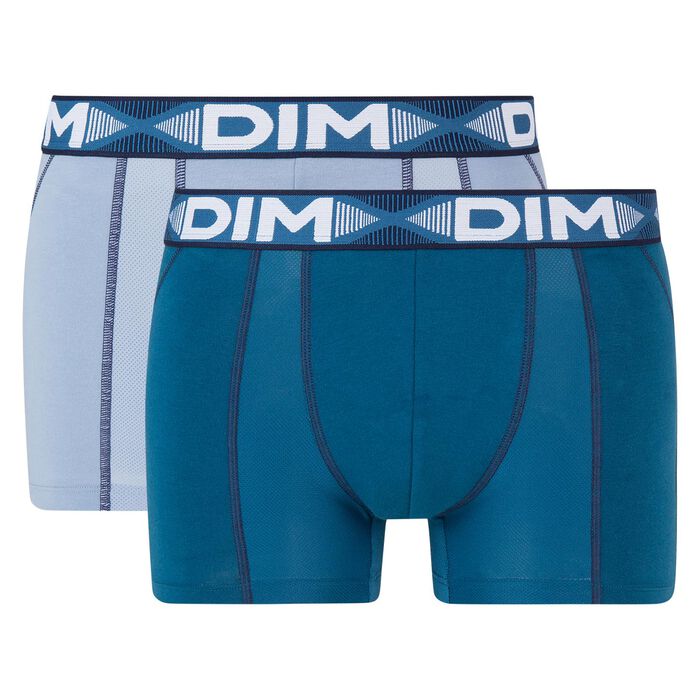 Lot de 2 boxers anti transpirants bleu minuit 3D Flex Air
, , DIM