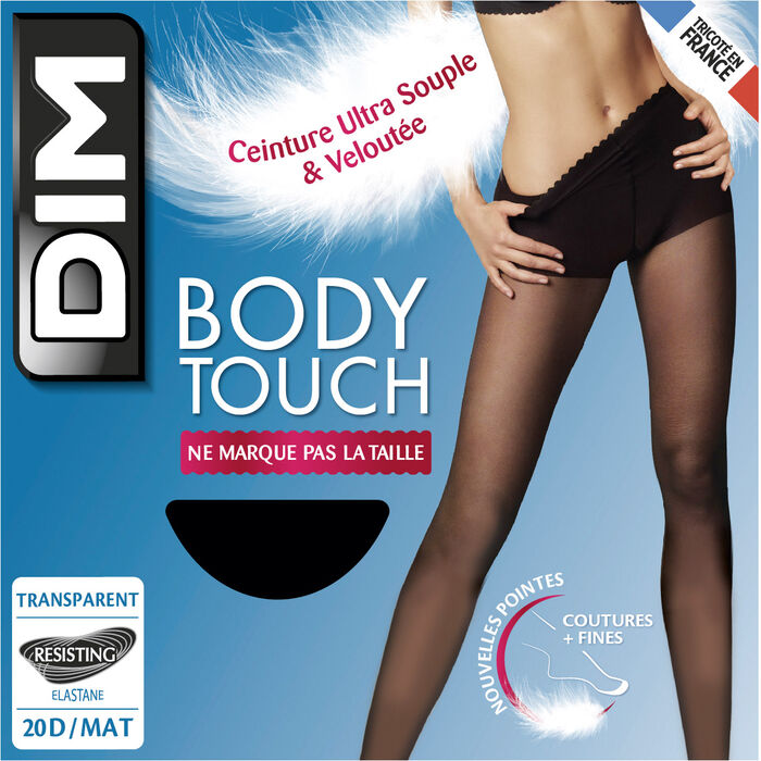 Panti velo transparente negro Body Touch Dim 17D, , DIM