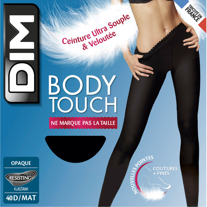 Body Touch Opaque 40 tights in black, , DIM