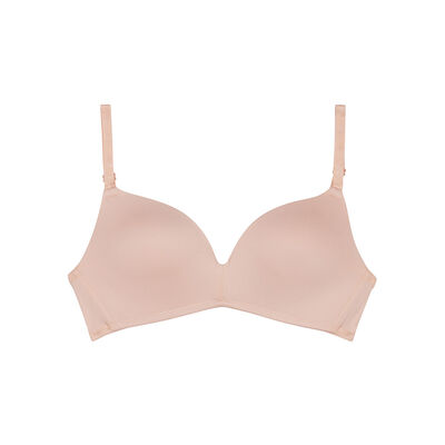Nude triangle bra with cups for girls Dim Invisible, , DIM
