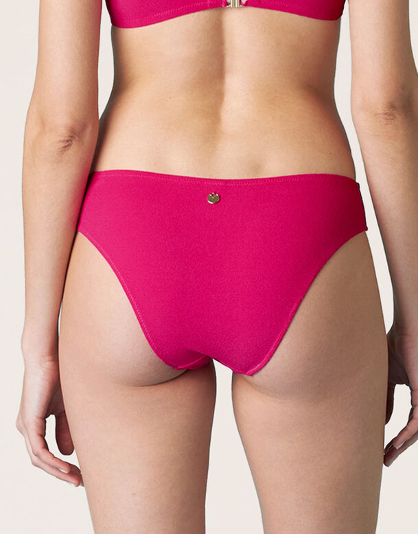 Fuchsia midi bikini bottom, , DIM