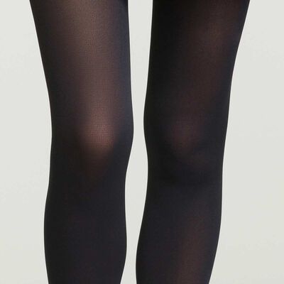 Women's eco-friendly recycled polyamide 60 tights in Black Green by Dim, , DIM