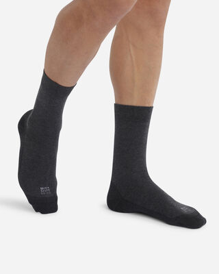 Набор из 2-х пар мужских носков антрацитового цвета Heather Ultra Resist, , DIM