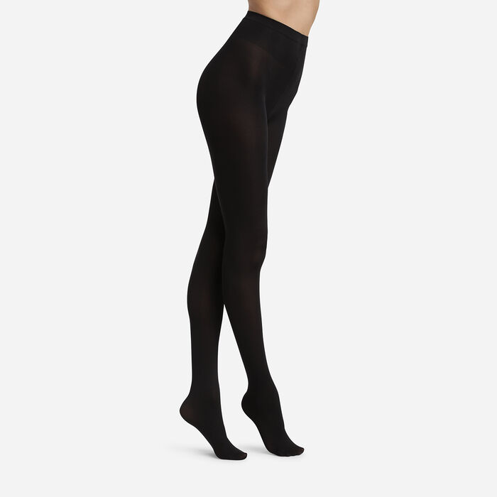 Women's eco-friendly recycled polyamide 60 tights in Black Green by Dim, , DIM