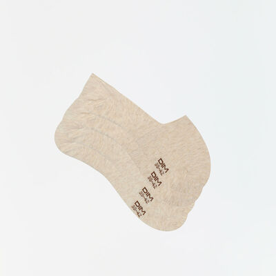 2er-Pack Füßlinge aus gekämmter Baumwolle - Basic Cotton, , DIM