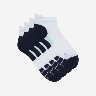 2er-Pack kurze Socken mit mittlerer Wirkung Weiß Dim Sport, , DIM