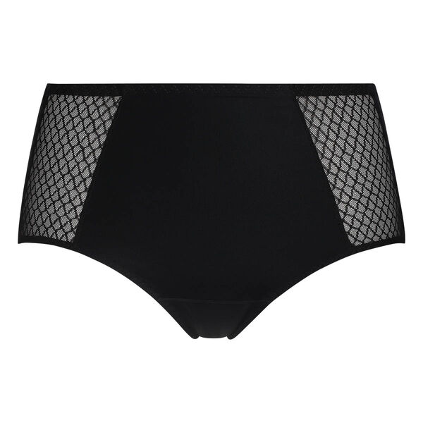 EcoDIM tummy-flattening high rise bikini knickers in black