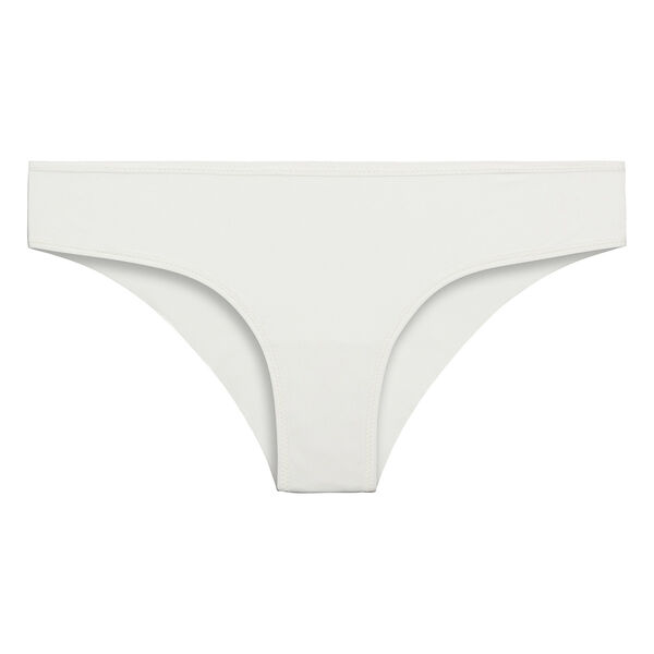 Ivory white tanga in microfiber - Table Panties