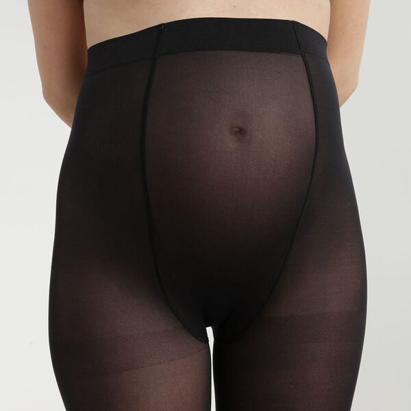 Opaque Dim Style Mama maternity tights with an ultra stretchy waistband