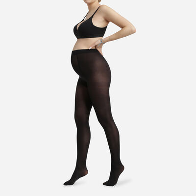 Blickdichte Schwangerschaftsstrumpfhose mit elastischem Taillenband - DIM Style Mama, , DIM