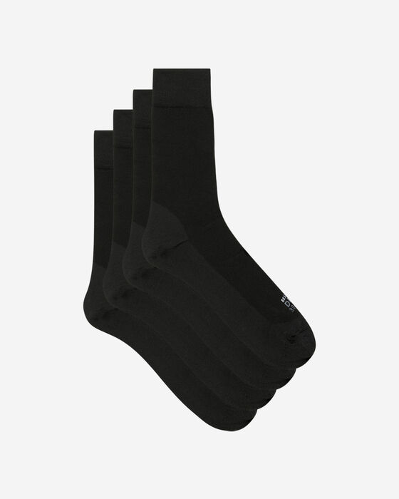 Pack of 2 pairs of reinforced men's socks Black Ultra Resist, , DIM