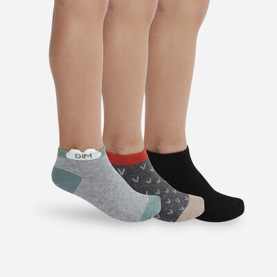 Набор из 3-х пар детских носков с графическим принтом Gardenia Cotton Style, , DIM
