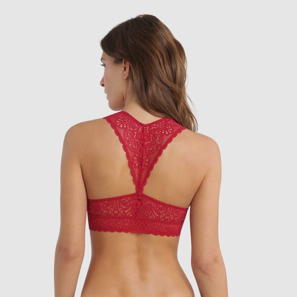 Imperial red lace bralette - Sublim Fashion