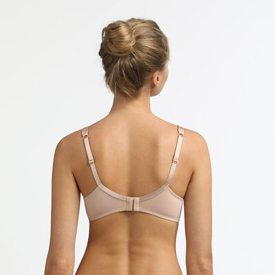 Generous New Skin underwire push-up bra, , DIM